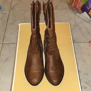 COPY - Kids/girls cowboy boots Sz 3 Brown